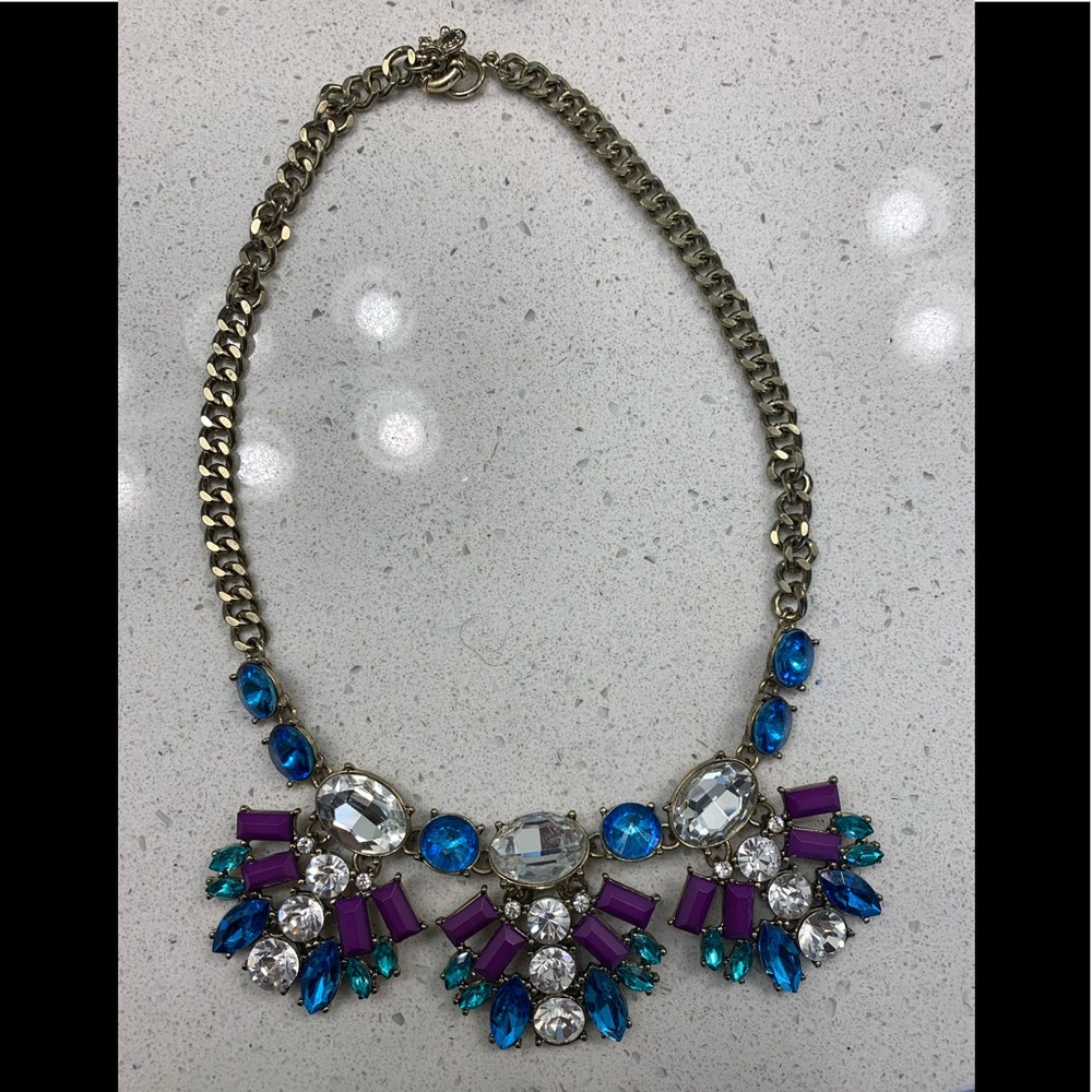 J crew stones necklace